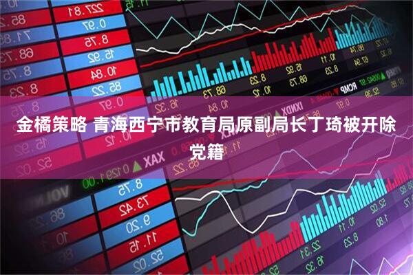 金橘策略 青海西宁市教育局原副局长丁琦被开除党籍