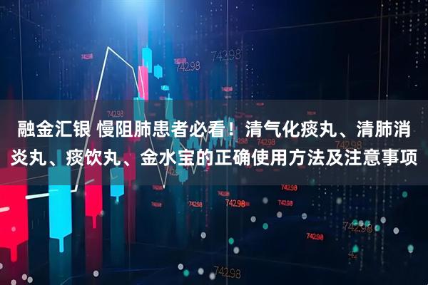 融金汇银 慢阻肺患者必看！清气化痰丸、清肺消炎丸、痰饮丸、金水宝的正确使用方法及注意事项